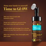 Buy Olivia Daily Skin Boosting Face Cleansing Foam, Built in Brush Face Wash for Deep Cleansing, Massage, exfoliate, Glowing Bright Skin with Coffee Extract & Olive Oil (150 ml) - Purplle