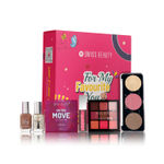 Buy Swiss Beauty BFF Forever Gift Set for Rakhi | Ultimate Eyeshadow |Slay Nail Paint | Plump-Up Wetgloss | On The Move Lip Palette | Cheek-A-Boo 0.4 gm - Purplle