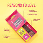 Buy Swiss Beauty BFF Forever Gift Set for Rakhi | Ultimate Eyeshadow |Slay Nail Paint | Plump-Up Wetgloss | On The Move Lip Palette | Cheek-A-Boo 0.4 gm - Purplle