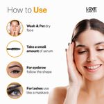 Buy Love Earth Organic Eyelash Growth Serum Enriched With Pure Organic & Natural Essential Oils For Eyelashes & Eyebrows - 5 ml - Purplle