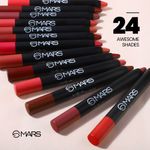 Buy MARS Long Lasting Won't Smudge Won't Budge Lip Crayon with Matte Finish - Berry Brave| 3.5g - Purplle