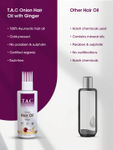 Buy TAC - The Ayurveda Co - Onion Hair Oil With Ginger 10 ml - Purplle