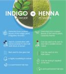 Buy Online Quality Store Indigo Powder For Black Hair + Mehendi Powder_50 gm each - Herbal Ingredients Natural & Pure Mehendi Powder and Indigo Powder Natural Hair Colour{indigo_50_mehendi_50} - Purplle