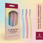 Buy Carmesi Facial Razor Rainbow Pack - Purplle