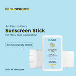 Buy TruHabit Sunscreen Stick SPF 50 for Face; Sunscreen for Women & Men; Dermatologically Tested Sun Screen Protector SPF 50; Vitamin C Sunstick Sunscreen for Oily Skin & Sunscreen for Dry Skin (13gm) - Purplle