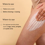 Buy Carmesi Ingrown Relief Body Scrub | Releases Trapped Ingrown Hair | Aids in Gentle Exfoliation | No Strawberry Skin | With Natural Passion Fruit Extract, Lactic Acid, & Glycolic Acid | 100 gm - Purplle