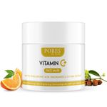 Buy PORES Be Pure Vitamin C Clay Face Mask with Hyaluronic Acid, Niacinamide & Jojoba Ester for Glowing, Brightening, Reduces Dark Spots for All Skin-Parabens & Sulphate Free - 100 G - Purplle