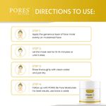 Buy PORES Be Pure Vitamin C Clay Face Mask with Hyaluronic Acid, Niacinamide & Jojoba Ester for Glowing, Brightening, Reduces Dark Spots for All Skin-Parabens & Sulphate Free - 100 G - Purplle