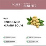 Buy PORES Be Pure Hydrolysed Keratin & Argan Hair Oil, for Smooth, Shiny, Strong, Long & Thick Hair With Olive Oil for Hair | Restore & Nourish Damaged hair | Parabens & Sulphate free | Men & Women - 100 Ml - Purplle