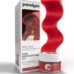 Buy Paradyes Ammonia Free Semi-permanent Hair Color Highlighting Kit (Rubra Red) - Purplle