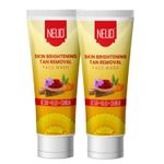 Buy NEUD Skin Brightening Tan Removal Face Wash for Men and Women - 2 Packs (70ml Each) - Purplle