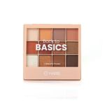 Buy MARS 12 Shades Back to Basics Eyeshadow Palette with Free Applicator | Matte | Shimmer | Beginner Friendly & Long Lasting Eye Shadow Palette (14.4 gm) (Shade-02) - Purplle