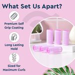 Buy GUBB Hair Rollers Medium - 6 Hair Curlers color may very - Purplle