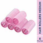 Buy GUBB Hair Rollers Medium - 6 Hair Curlers color may very - Purplle