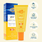 Buy Aqualogica Glow+ Delicious Dream Cream with Vitamin C & Papaya - 50 gm - Purplle