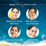 Buy Aqualogica Glow+ Delicious Dream Cream with Vitamin C & Papaya - 50 gm - Purplle