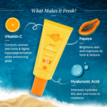 Buy Aqualogica Glow+ Delicious Dream Cream with Vitamin C & Papaya - 50 gm - Purplle