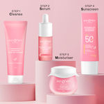 Buy Dot & Key Watermelon Essentials CSMS Combo: Face Wash (100 ml) + Serum(20 ml) + Moisturizer (60 ml) + Sunscreen (50 gm) - Purplle