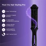 Buy BBLUNT Pro Insta Smooth Hair Straightening Brush 2X Better Frizz Control - Purplle