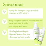 Buy WishCare Triple Bond Repair Shampoo - 5% AminoPeptide Complex & PCA - Repairs Damaged Dry & Frizzy Hair 250 ml - Purplle