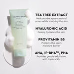 Buy The Face Shop Tea Tree Pore Clarifying Gel Cleanser | Mild Foaming Face Wash With AHA, Ip BHA, PHA & Hyaluronic Acid for Acne-Prone Skin | 150 ml - Purplle