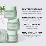 Buy The Face Shop Tea Tree Pore Cream With AHA, Ip- BHA, PHA & Hyaluronic Acid, For Oily & Acne Skin 50ml - Purplle