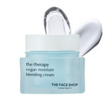 Buy The Face Shop The Therapy Vegan Moisture Blending Cream with 48Hr Hydration, Lightweight gel & cream based hydration moisturizer 60 ml - Purplle