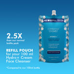 Buy Conscious Chemist Hydro+ Hydrating Gentle Cream Cleanser Refill Pack - Purplle