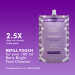 Buy Conscious Chemist Berry Bright Soothing & Calming Face Cleanser Refill Pack 250 ml - Purplle