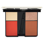 Buy MARS Firefly Makeup Kit with 12 Eyeshadows,Highlighter, Blusher and Bronzer| Highly Pigmented | Free Applicator & Mirror | Eye and Face Palette for Women (26 gm) (Shade-2) - Purplle