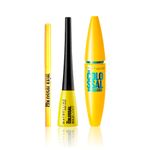 Buy MAYBELLINE NEW YORK Call me colossal Kit-Mascara+ Kajal+ Bold Liner Combo of 3 - Purplle