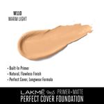 Buy Lakme 9to5 P+M Perfect Cover Foundation W110 Warm Light 25 ml - Purplle