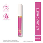 Buy MyGlamm LIT Liquid Matte Lipstick - Draking - 1.6 ml - Purplle