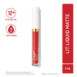 Buy MyGlamm LIT Liquid Matte Lipstick - Fire - 1.6 ml - Purplle