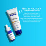 Buy DERMDOC Combo Kit for Spotless Complexion | benzoyl peroxide face wash | tranexamic acid serum | face wash for oily skin, acne | serum for acne scars, hyperpigmentation | dullness, pimples | for all skin types - Purplle