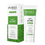 Buy PORES Be Pure Anti Acne Gel Face Wash With Salicylic Acid, Tea Tree & Neam | Skin Purifying | Oil Control Face Wash For Oily to Acne Prone Skin - 100 mL - Purplle