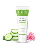 Buy PORES Be Pure Cucumber Face Wash with Natural Aloe Vera Gel| Hydrating & Cleansing | Skin Refreshing Facial Wash of All Skin Types - 100 Ml - Purplle
