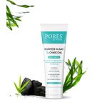 Buy PORES Be Pure Charcoal Face Wash With Seaweed Algae | Skin Purify & Detoxifying Face Wash for Oily Skin - 100 Ml - Purplle