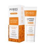 Buy PORES Be Pure Saffron Glow Bright Face Wash With Honey | Skin Hydrating Face Wash For Dry To Normal Skin | No Paraben & Sulphate - 100 G - Purplle