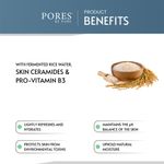 Buy PORES Be Pure Anti-Pollution Face Toner Pore Tightening Toner with Fermented Rice Water Skin Ceramides and Pro Vitamin B3 Balances pH Suits All Skin Types Alcohol Free – 100ml - Purplle