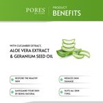 Buy PORES Be Pure Aloe Vera Cucumber Face Toner with Geranium Seed Oil | for Instant Refreshing Balances pH Suits All Skin Types | No Sulphate, Parabens, Alcohol Free – 100ml - Purplle