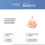 Buy PORES Be Pure Skin Brightening & Exfoliating Face Toner with Alpha Arbutin, Lactic Acid & Glutathione Skin Tone Correction Balances pH Suits All Skin Types Alcohol Free Face Mist a€“ 100 ml - Purplle