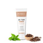 Buy PORES Be Pure De-Tan Face Scrub with Yogurt Extract Coffee & Mint |Gentle Exfoliator & Tan Removal Scrub - 100 gm - Purplle