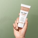 Buy PORES Be Pure De-Tan Face Scrub with Yogurt Extract Coffee & Mint |Gentle Exfoliator & Tan Removal Scrub - 100 gm - Purplle