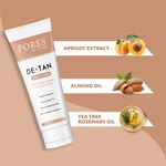 Buy PORES Be Pure De-Tan Face Scrub with Yogurt Extract Coffee & Mint |Gentle Exfoliator & Tan Removal Scrub - 100 gm - Purplle