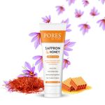 Buy PORES Be Pure Saffron & Honey Face Scrub With Milk Proteins for Lustrous Glow, Hydrated & Nourished Skin Blackhead, Whitehead & Dead Skin Exfoliator For Women & Men - 100 gm - Purplle