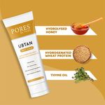 Buy PORES Be Pure Ubtan Detan Face Scrub | Tan Removal Scrub with Honey Turmeric & Sandalwood | Offers Natural Glow | Face Scrub For Women & Men - 100G - Purplle