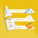 Buy PORES Be Pure Vitamin C Serum With Ethyl Ascorbic Acid, Hyaluronic Acid & Niacinamide For Glowing Skin | Stable Skin Brightening Vitamin C Face Serum for Men & Women - 30 ml - Purplle