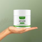 Buy Pores Be Pure Anti Acne Neem & Tea Tree Clay Face Mask With Salicylic Acid for Oil Control & Refining Acne Prone Skin - No Parabens, Sulphate - 100 gm - Purplle