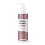 Buy PORES Be Pure Keratin Shampoo With Argan Oil & GHPTC For Dry Frizzy Hair & Tangle Free |Soft, Smooth & Shiny Hair Sulphate Free Shampoo For Women & Men - 250 Ml - Purplle